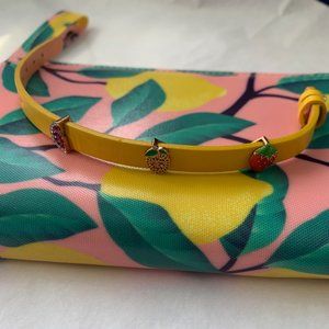NWT Lemonade wristlet from Wander wallet and Stella & Dot summer fruit bracelet